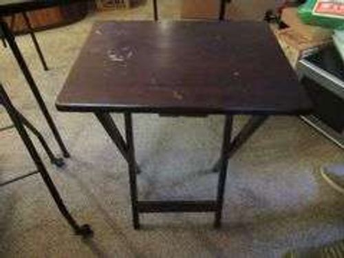 COSTCO FOLDING TABLE AND SERVING TABLE/STAND AND TV TRAY