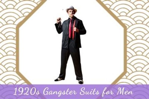 1920s Gangster Suits for Men Roaring 20s Style