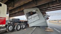 Westbound I-70 closed after semi-trailer crash near Golden | 9news.com