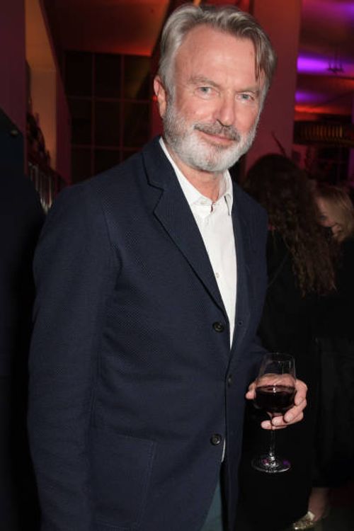 Sam Neill attends the AMEX Gala Party for "The Power of the Dog" during the 65th BFI London Film Festival at Skylon on October 11, 2021 in London,...