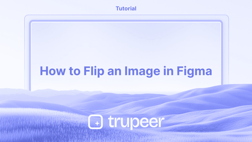 How to Flip an Image in Figma