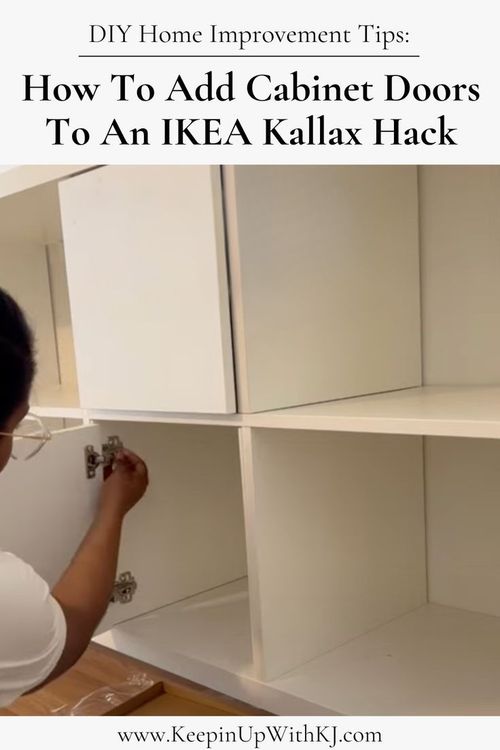 Discover this Ikea kallax hack and get stylish storage solutions! Adding cabinet doors allows you to customize your Kallax unit. Enhance functionality and aesthetic appeal by learning how to add cabinet doors. Whether you’re looking for home improvement projects or to conceal clutter, this YouTube step by step video will help you transform your Kallax. Click the link to get Ikea Kallax ideas now!