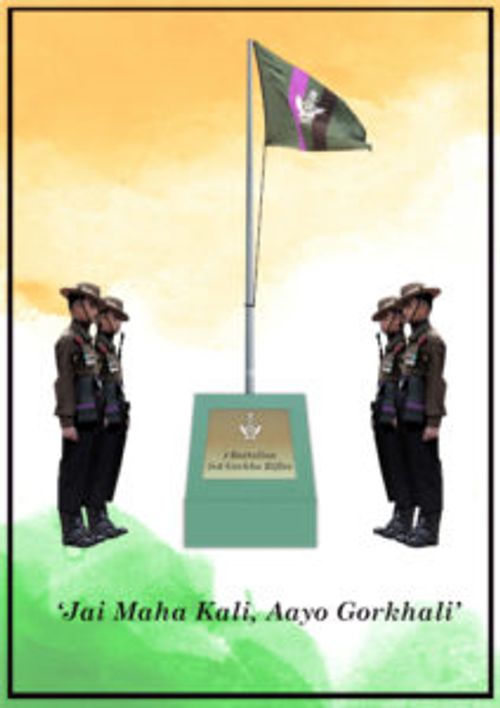 1st Gorkha Rifles flag