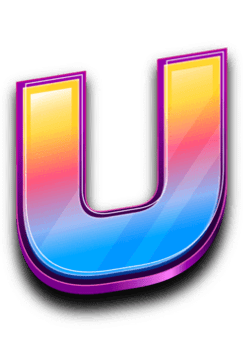 Colorfull  Modern Letter in 3D Style Text Effect png