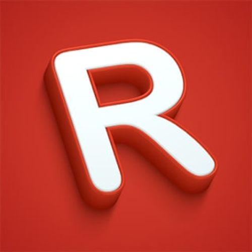 Simple 3D typography art.
