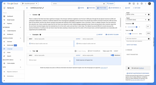 Vertex AI Studio 简介