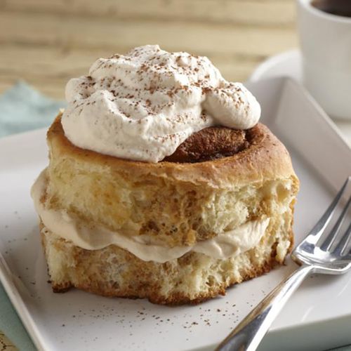 Cinnamon roll stack from Unsplash