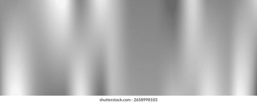 Silver glossy mirror gradient texture vector background Stock Vector