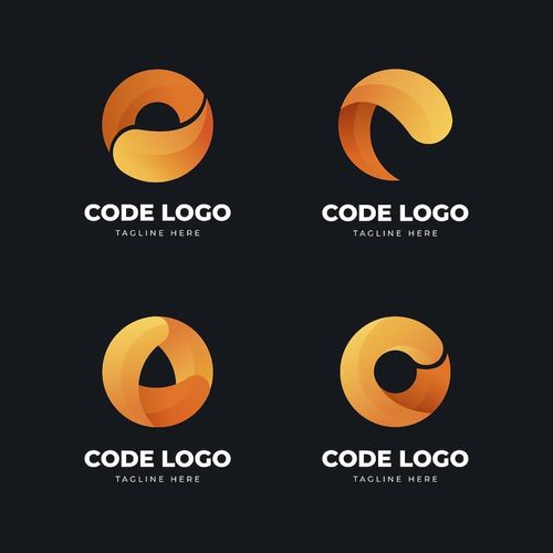Free Vector gradient o logo templates collection