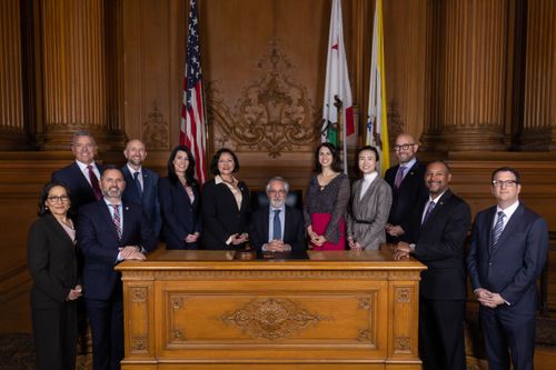 san francisco board of supervisors 2023 inaugural group photo