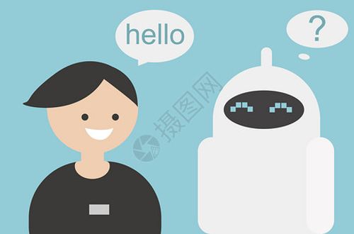 人工智能机器对话高清图片