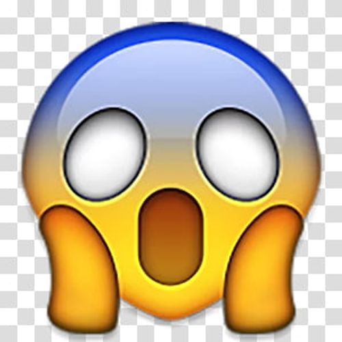 emoji shocked , Apple Color Emoji Surprise Sticker, Emoji transparent background PNG clipart thumbnail