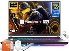 ASUS ROG Strix G16 (2025) Gaming Laptop, 16" FHD+ 165Hz/3ms ROG Nebula Display, Intel Core i7-14650HX, NVIDIA GeForce RTX 5060(>4070), 64 GB DDR5 RAM, 2 TB SSD, Wi-Fi 7, RGB Keyboard, Windows 11 Pro