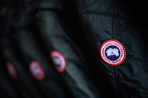 Canada Goose logo on coats