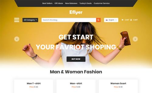 Free Bootstrap 4 HTML5 Ecommerce Website Template