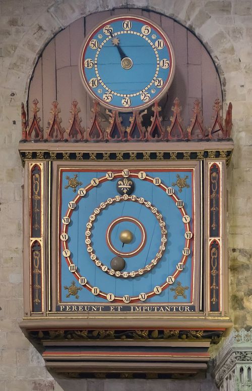 exeter cathedral astronomical clock