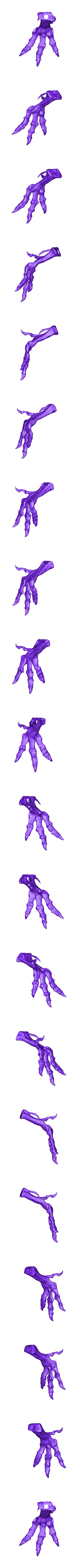 foot1.stl Jurrasic World Indominus Rex Skeleton 3d print 2 poses