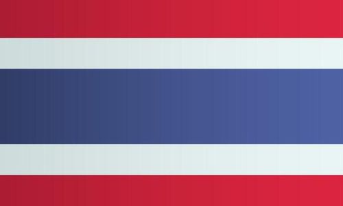 Flag of Thailand. Country identity vector