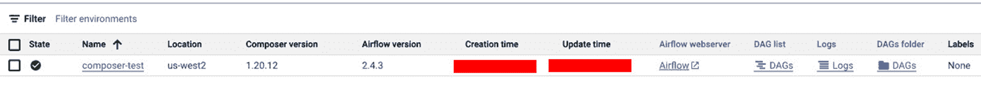 图 10.5 – 即可使用的 Cloud Composer 环境