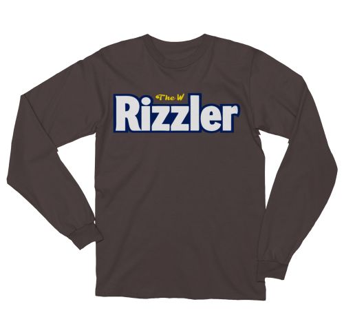 Rizzler Meme Funny Skibidi Rizz Alpha Gen Slang Long Sleeve Tshirt - Picture 4 of 14