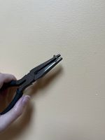 LPT when hammering nails, don't hold the nail with your thumb and index finger, instead use a pair of pliers, strippers, or a clothes pin to hold it in place.