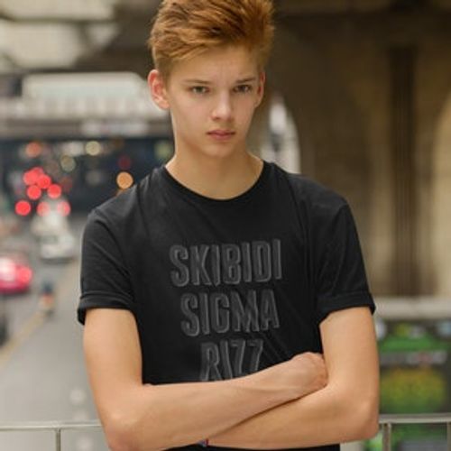 Skibidi Sigma Rizz Shirt, Funny Skibidi Toilet T Shirt, Gen Alpha Slang, Funny Meme Shirt image 4