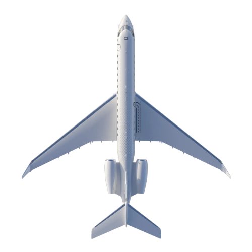 Global 7500 top view