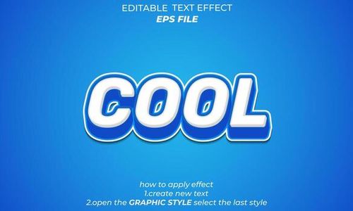 frío texto efecto, fuente editable, tipografía, 3d texto. vector modelo