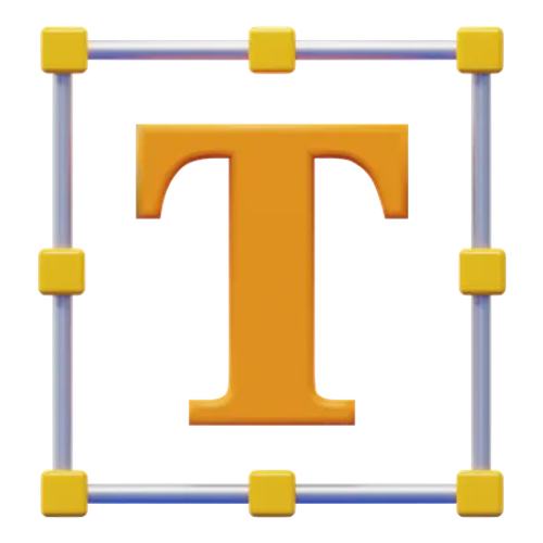 Text Tool  3D Icon