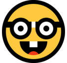 Nerd Emoji, Microsoft style