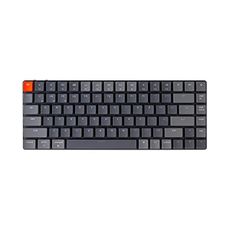 Keychron K3 75% Layout 84-Key Ultra-Slim Hot-Swappable Wireless Bluetooth Mechanical Keyboard with Low-Profile Keychron Optical Brown Switch/White LED Backlight/USB Wired for Mac Windows-Version 2