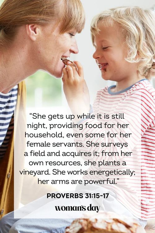 bible verses about family proverbs 31 15 17