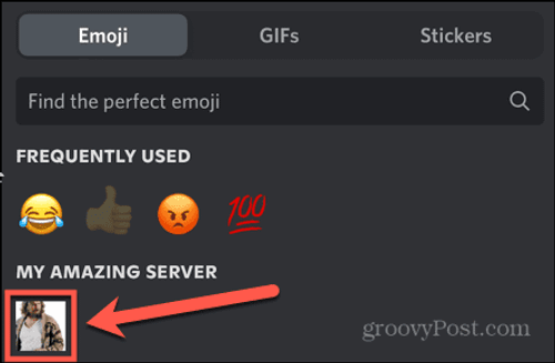 discord mobile choose emoji