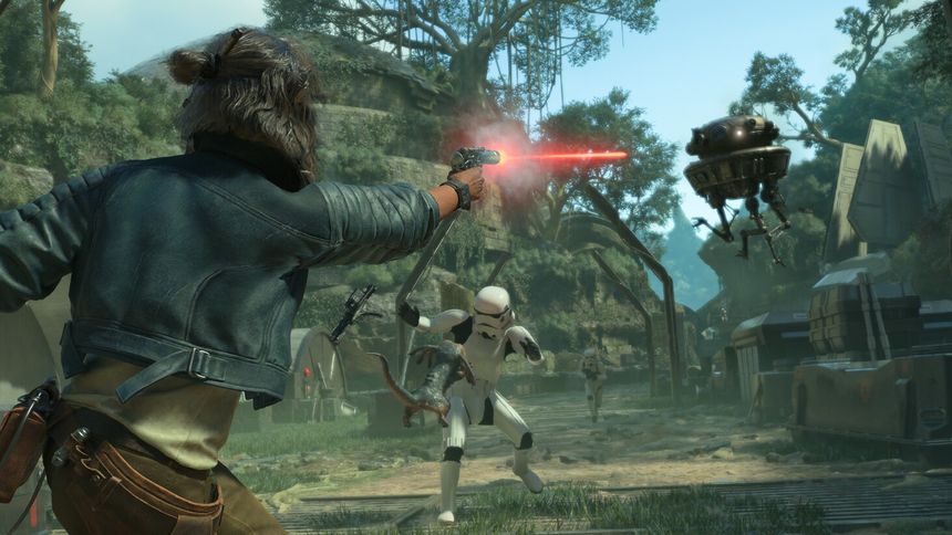 Kay and Nix in combat with the Empire.