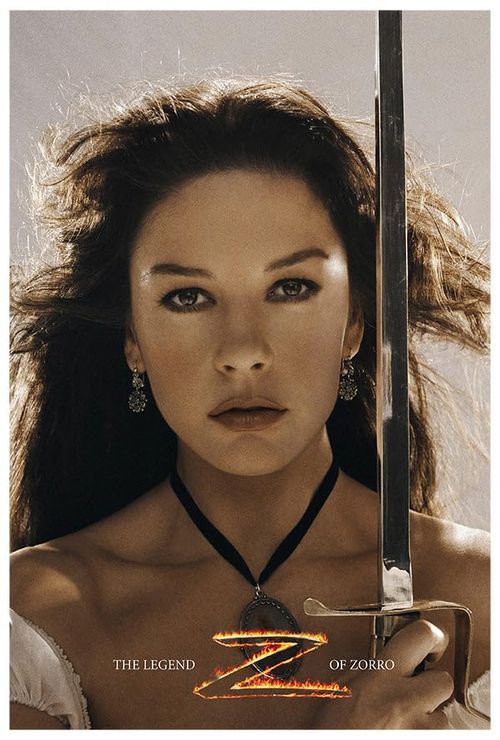 The Legend of Zorro - Catherine Zeta-Jones - 2005 v2 - Vintage Movie Poster-24 x 36 Inches