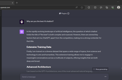 ChatGPT 提供了最佳人工智能聊天机器人的平衡观点。