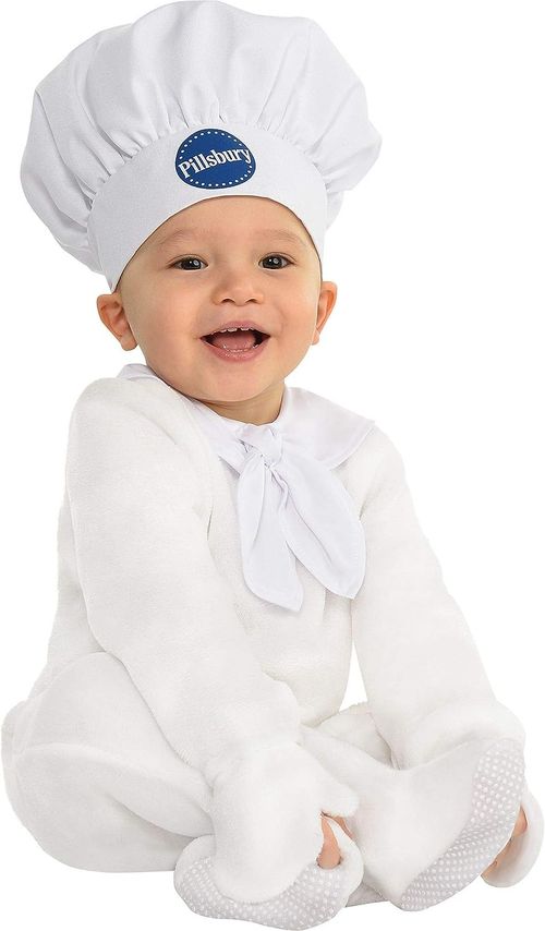 Pillsbury Doughboy Ghostbusters Fancy Dress Up Halloween Baby Child Costume - Picture 3 of 6