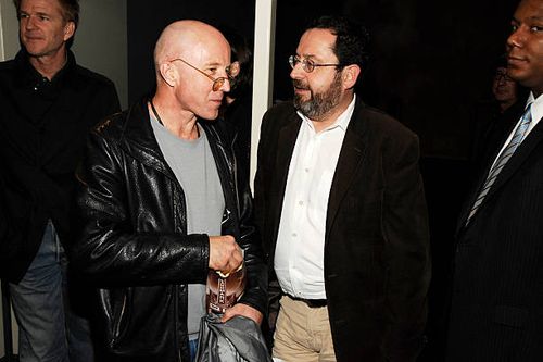 Arliss Howard and Michael Barker attend THE CINEMA SOCIETY and LANCOME host a screening of "RACHEL GETTING MARRIED" at Landmark Sunshine Theater on...