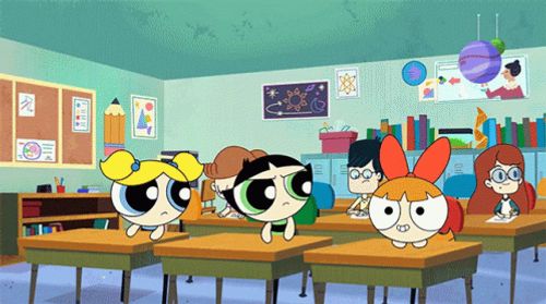 Powerpuff Girls Blossom Excitement GIF