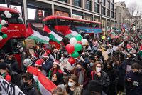 Pro-Palestinian protesters target Zara stores in London’s West End | The Independent