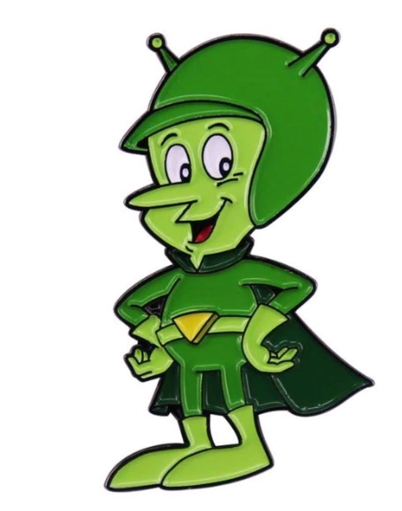 The Great Gazoo Cartoon Character Metal Enamel 1 Inch Tall Pin