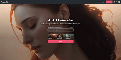 AI画图软件-NightCafe