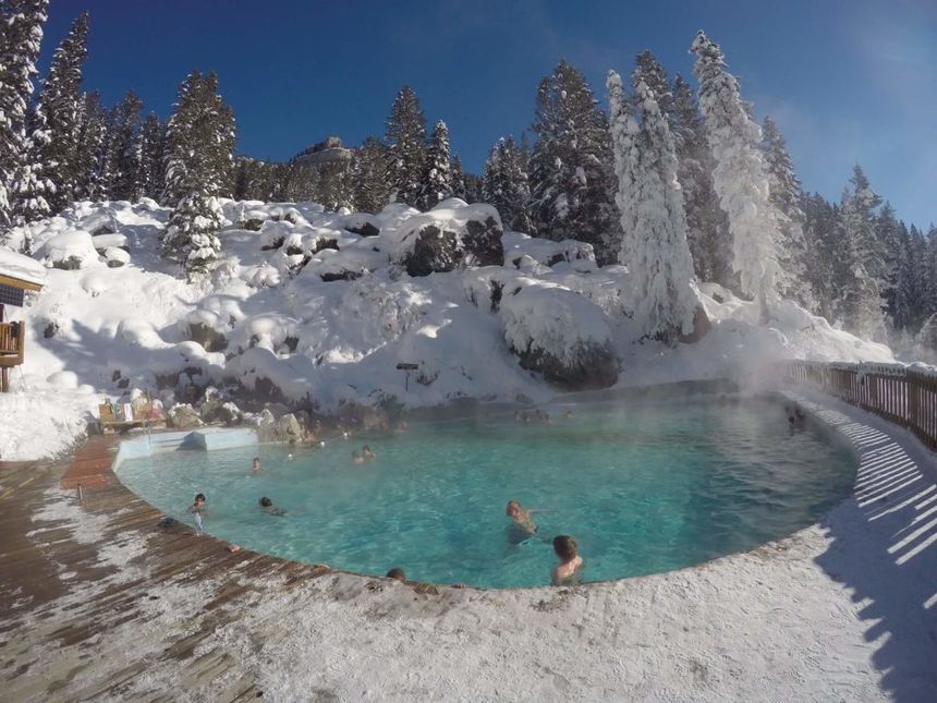 Granite Hot Springs Winter