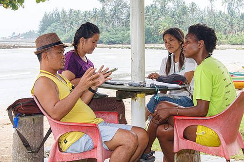 September 18th: The Funder Matius Wau of the Love one Niha Pelita Kasih Foundation explain that the foundation is helping 15 children with cerebral...