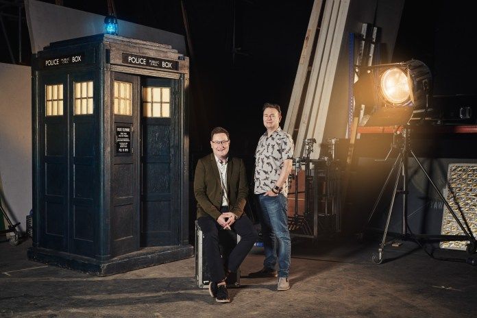 Chris Chibnall (Showrunner) and Matt Strevens (Executive Producer) Doctor Who Chris Chibnall, Matt Strevens - (C) BBC / BBC Studios - Photographer: Ben Blackall