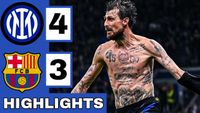 🔵Inter Milan vs Barcelona (4-3) Extended HIGHLIGHTS | UEFA ...