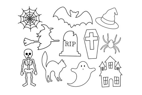 Free printable Halloween templates