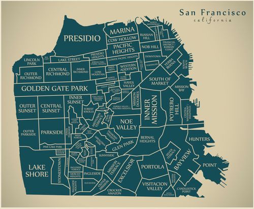 San Francisco Neighborhood Map