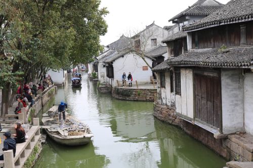 Gondola ride on Zhouzhuang canals