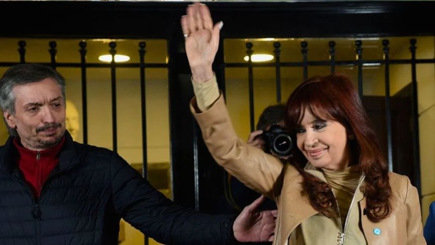 Cristina y Maximo Kirchner